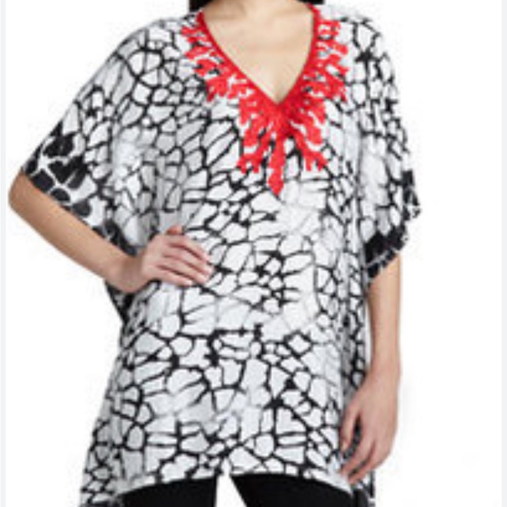 INDIKKA NEW YORK Tunic Beaded Boho Top
